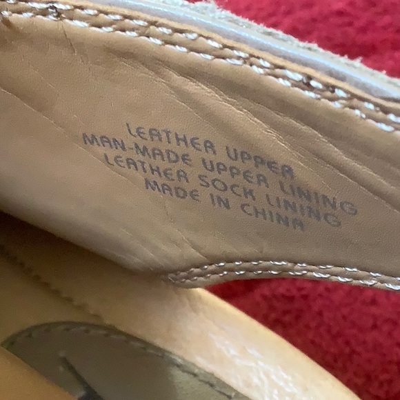 Earth Kristy Women’s Taupe Leather Slingbacks - Picture 4 of 5